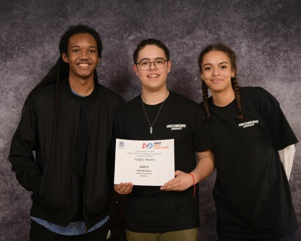 Robotics team competes in fast-paced state competition, wins multiple awards