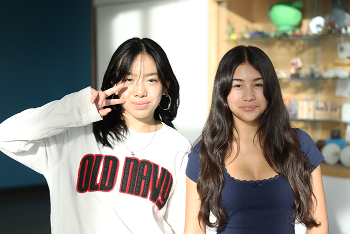 Elected freshman Viola DeVigal and Grace Nguyen hope to plan events for their
grade. They want to encourage their peers to express their voices through surveys.